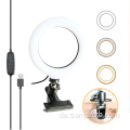 6&quot; LED-Kunststoff-schwarzes Mini-Ringlicht